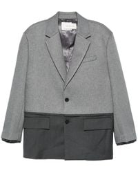 Feng Chen Wang - Two-Tone Single-Breasted Blazer - Lyst