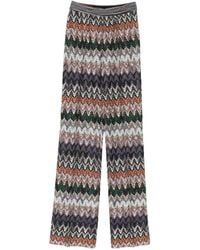 Missoni - Elasticated-Waistband Wide Leg Trousers - Lyst