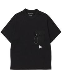 and wander - Chest Pocket Carabiner T-Shirt - Lyst