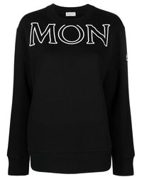 Moncler - Sweatshirt mit Logo-Print - Lyst