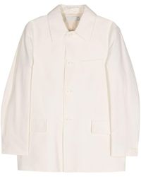 Our Legacy - Button-up Cotton-blend Jacket - Lyst