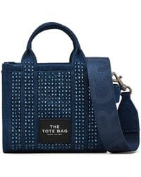 Marc Jacobs - The Crossbody Crystal Tote Bag Aus Denim - Lyst