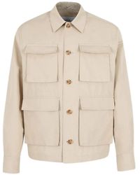 Lardini - Chaqueta Con Bolsillos De Parche - Lyst