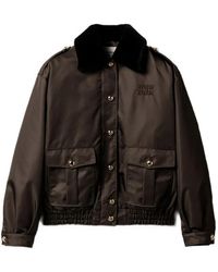 Miu Miu - Padded Military Jacket - Lyst