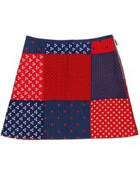 La Fetiche - Patchwork-Design Mini Skirt - Lyst