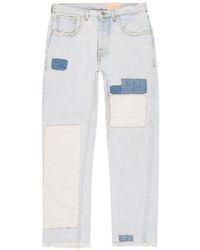 Fortela - 965 John Patchwork Five-Pocket Jeans - Lyst