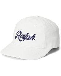 Polo Ralph Lauren - Casquette en coton à logo appliqué - Lyst