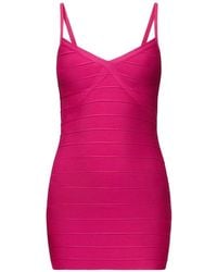 Hervé Léger - After Party Bandage Mini Dress - Lyst