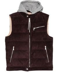 Eleventy - Chaleco Acolchado Con Capucha - Lyst