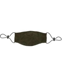 Mostly Heard Rarely Seen Camouflage Print Face Mask - Green