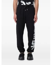 DISCLAIMER - Logo-Print Drawstring Track Pants - Lyst