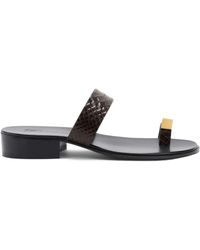 Giuseppe Zanotti - Bardack ダブルストラップ サンダル - Lyst