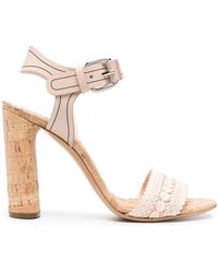 Cork Heel Sandals for Women - Up to 70% off | Lyst