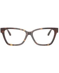 Versace - Brille Mit Eckigem Gestell - Lyst