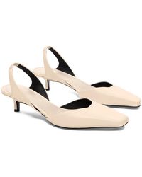Loulou de Saison - Square Toe Slingback Pumps - Lyst