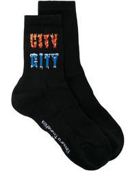 Rabanne - Ribbed-Knit Socks - Lyst