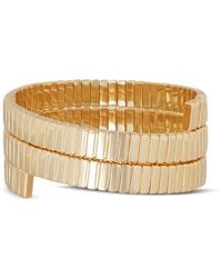 Roxanne Assoulin - Bracelet Doré À Design Torsadé - Lyst