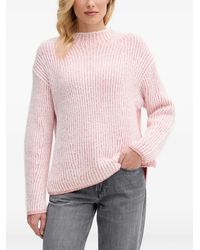 Ouí - Textured Knitted Sweater - Lyst