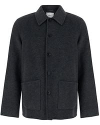Grifoni - Button-Up Patch-Pocket Coat - Lyst