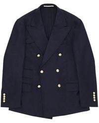 Fortela - Travel Double-Breasted Blazer - Lyst