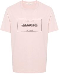 Zadig & Voltaire - Ted Organic-cotton T-shirt - Lyst