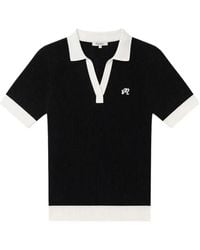Malbon Golf - Melany Ribbed-Knit Short-Sleeve T-Shirt - Lyst