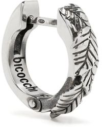 Emanuele Bicocchi - Leaves Huggie Hoop Earring - Lyst