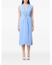 Hanita - Twist-Detail Draped Dress - Lyst