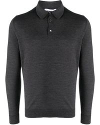 Eraldo - Merino-Wool Polo Shirt - Lyst