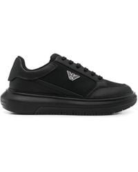 Emporio Armani - Logo Sneakers - Lyst