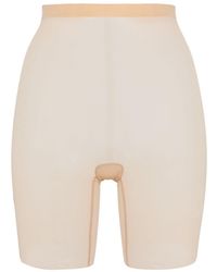 Wolford - Contour High-waisted Tulle Shorts - Lyst