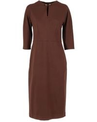 Fabiana Filippi - Fitted Midi Dress With Stylish Cutouts - Lyst