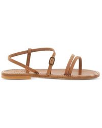 K. Jacques - Strappy Leather Sandals - Lyst