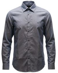 ARMANI EXCHANGE - Chemise À Logo Brodé - Lyst