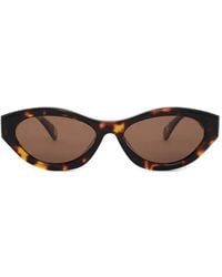 Anine Bing - Lunettes De Soleil The Nice À Monture Ovale - Lyst