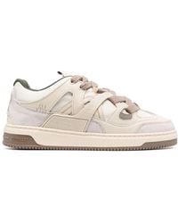 Represent - Neutral Bully Leather Sneakers - Lyst