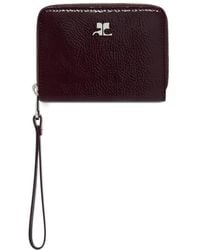 Courreges - Naplack Zipped Compact Wallet - Lyst