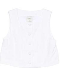 Posse - Rio Button Vest Top - Lyst