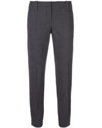 Brunello Cucinelli Укороченные Брюки - Серый