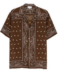 P.A.R.O.S.H. - Soy Paisley-Pattern Shirt - Lyst