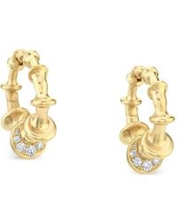 VRAM - Diamond Mini Hoop Earrings - Lyst
