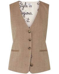 Liu Jo - Gilet With Toggles - Lyst