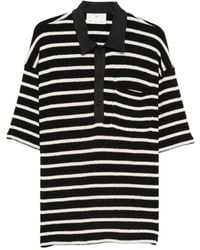 Song For The Mute - Striped-Pattern Chest-Pocket Polo Shirt - Lyst