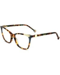 Carolina Herrera - Tortoiseshell-Effect Square-Frame Glasses - Lyst