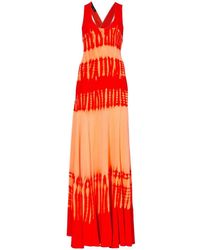 Proenza Schouler - Tie-dye Print Knitted Dress - Lyst