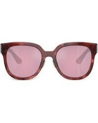 Miu Miu - Logo-Lettering D-Frame Sunglasses - Lyst
