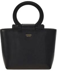 Ferragamo - Macro Gancini Mini Bag - Lyst