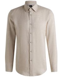 BOSS - Button-Down Long-Sleeve Shirt - Lyst