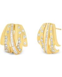 Sara Weinstock - Papua Diamond Crossover Earrings - Lyst
