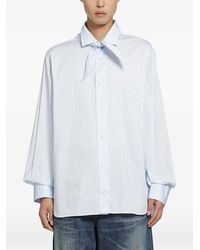 SALON C. LUNDMAN - Bandana Striped Shirt - Lyst